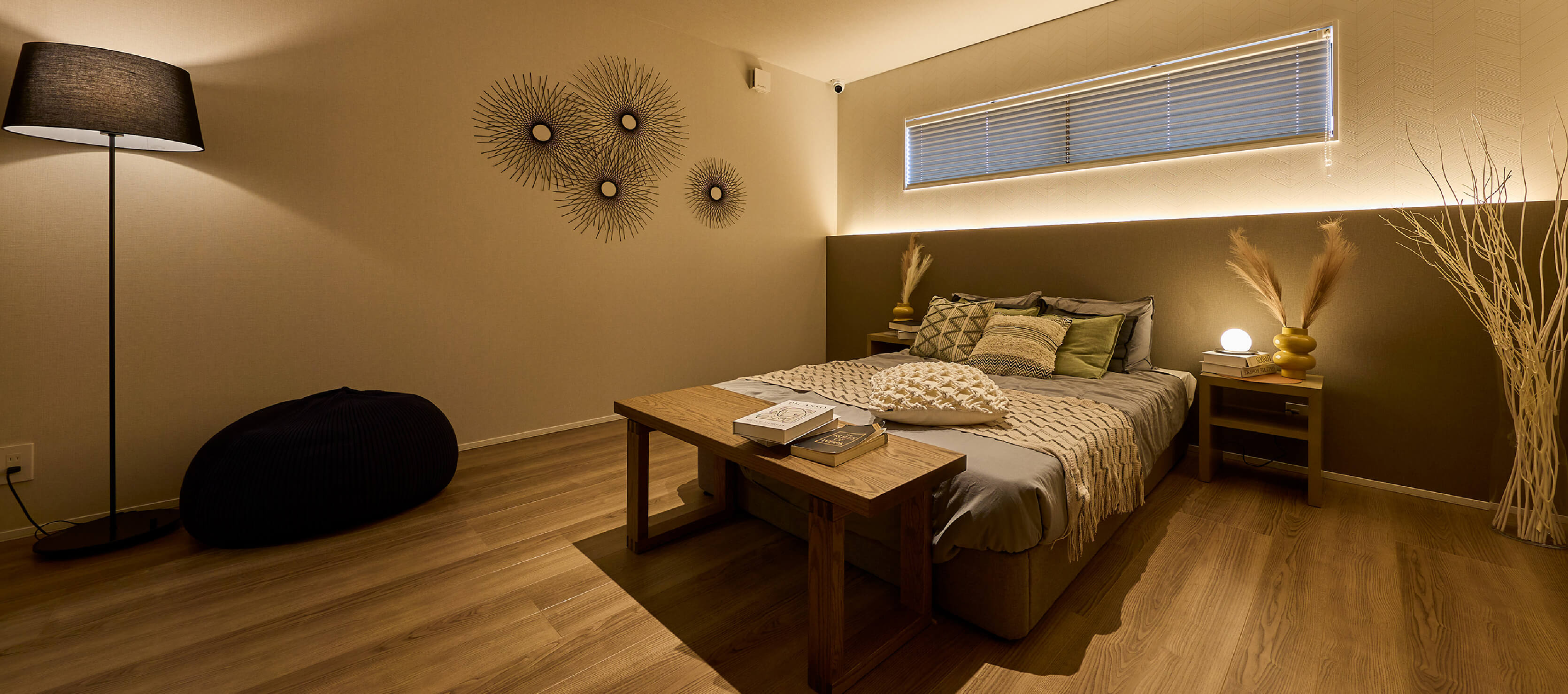 モデルハウス寝室