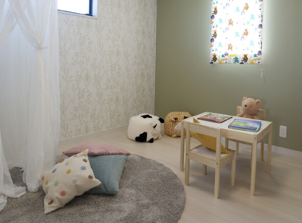 北欧スタイルの子ども部屋