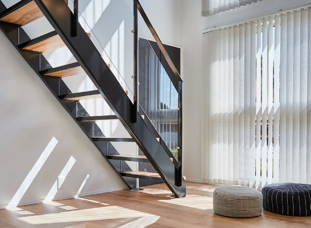 階段スチール手すり