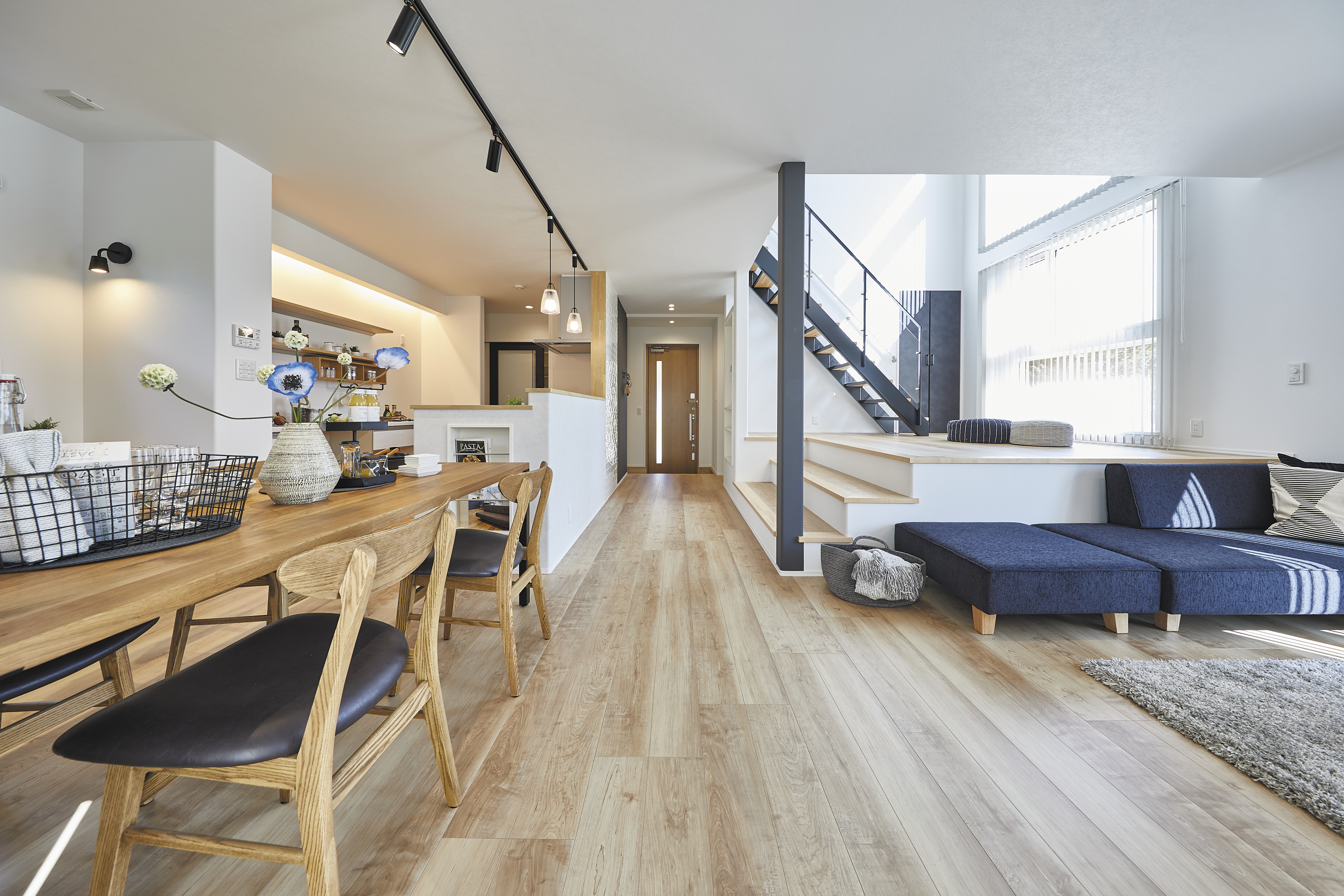 家族が自然と集まる、開放感あふれるLDKのある住まい